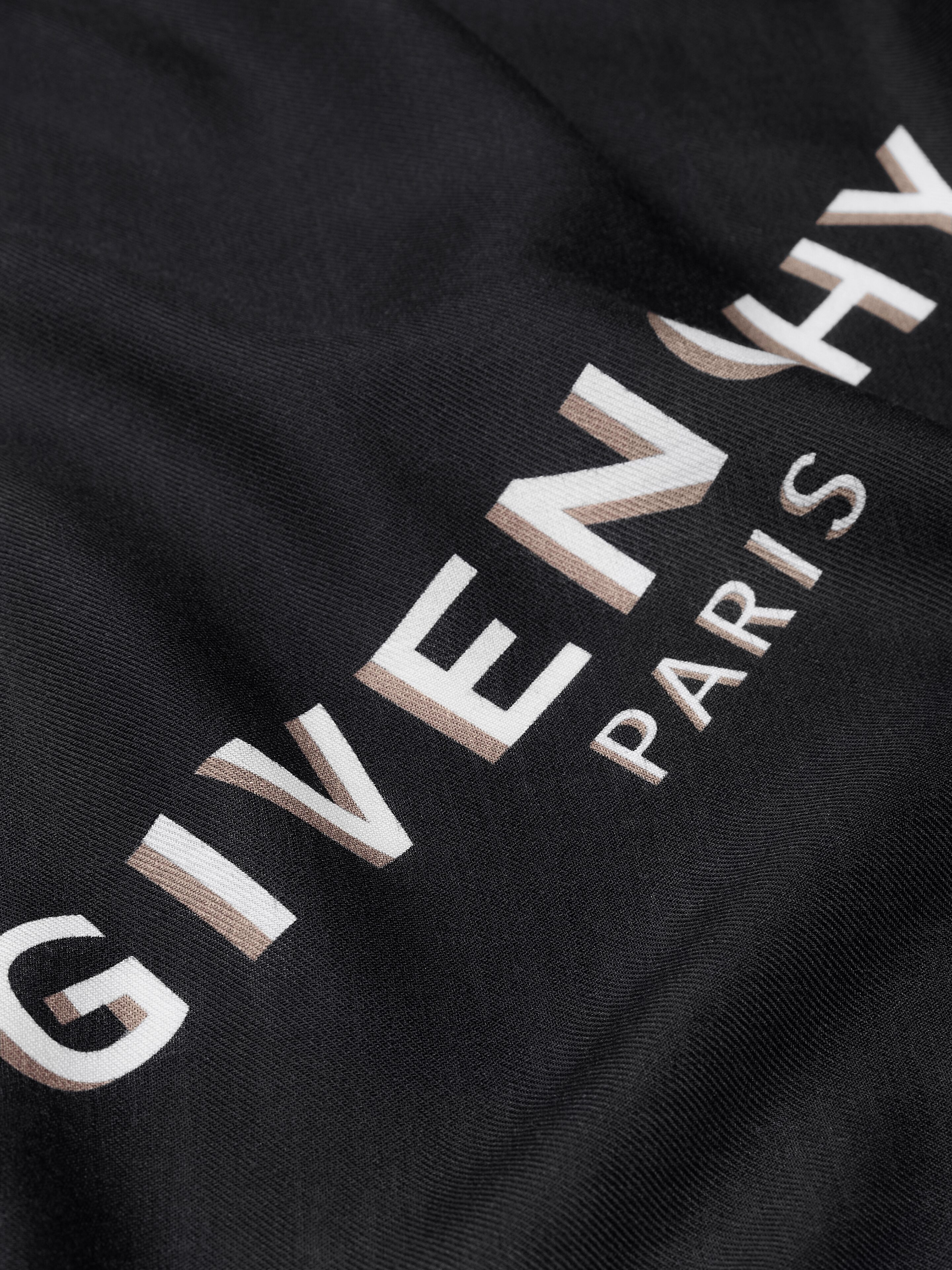 GIVENCHY Shadow stole in wool and silk